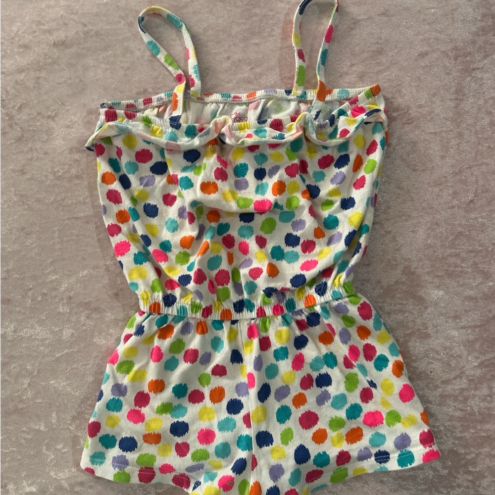 Place Colorful Dot Kids Romper